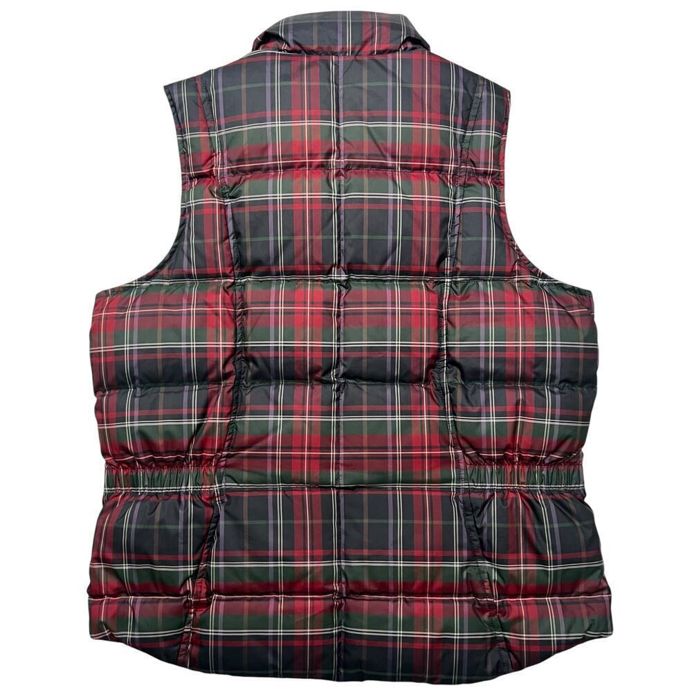 Eddie‎ Bauer Women’s Plaid Goose Down Filled Vest - size S Petite - Picture 2 of 5